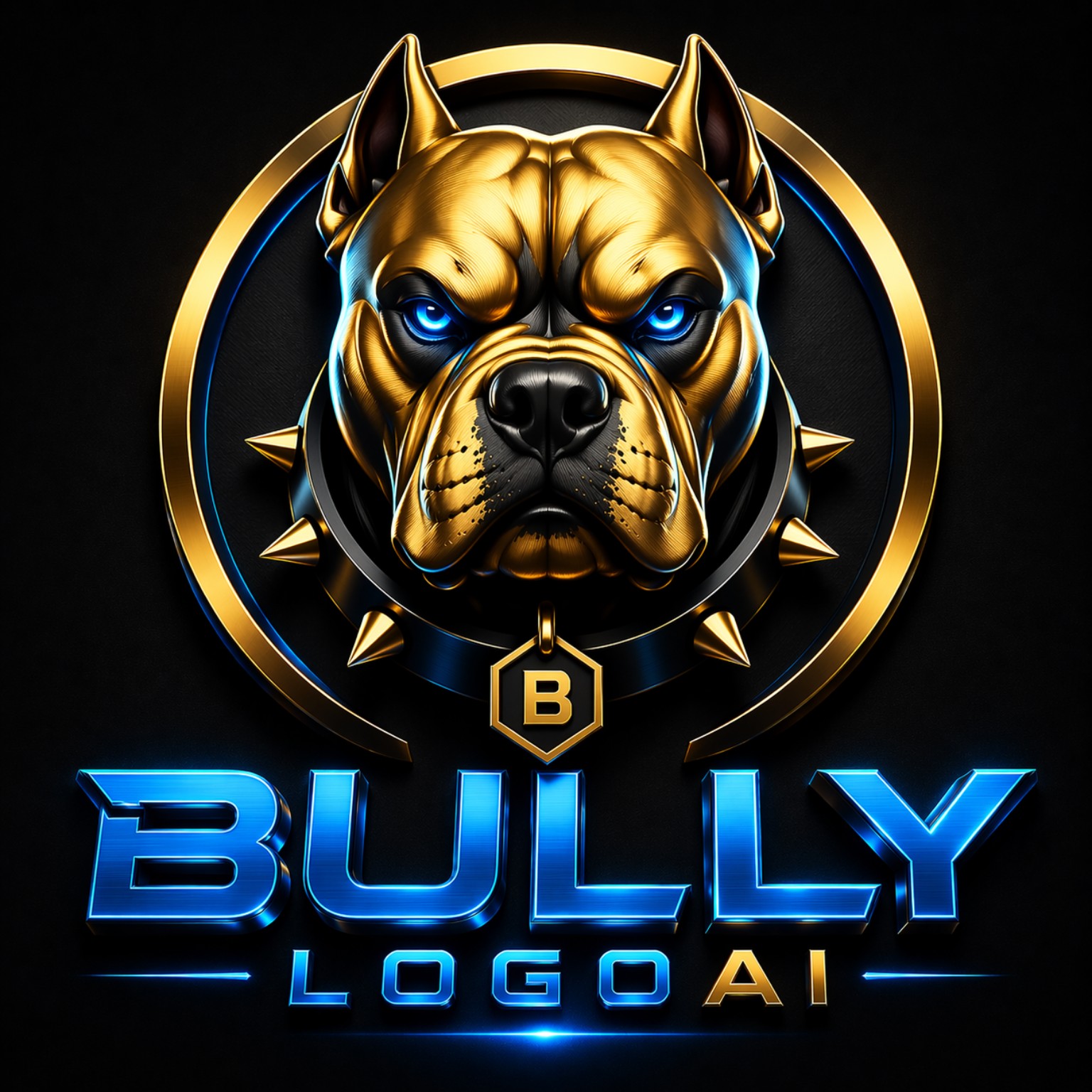 BullyLogoAI logo background